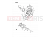 SUZUKI DR350S L (1990) (E02) 47 - REAR WHEEL