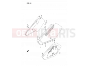 SUZUKI DR350S M (1991) (E02) 32 - FRAME COVER (MODEL L/M)