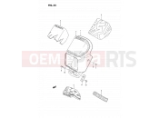 SUZUKI DR350S M (1991) (E02) 35 - HEADLAMP COVER