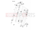 SUZUKI DR350S M (1991) (E02) 33A - FRONT DAMPER (DR350SHN/SHP/SHR)