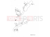 SUZUKI DR350S M (1991) (E03,E28,E33) 11 - MUFFLER