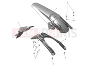 Rear Mudguard - Triumph TF250-E 2026