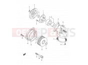 SUZUKI DR350SE X (1999) 13 - OIL PUMP