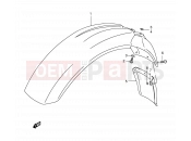 SUZUKI DR350SE X (1999) 38 - FRONT FENDER