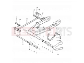 SUZUKI DR400S T (1996) 66 - REAR SWINGING ARM