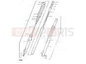 SUZUKI DR400S T (1996) 55 - FRONT FORK (DR400SX, E15, E17)