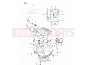 SUZUKI DR500S D (1983) 1 - CYLINDER HEAD
