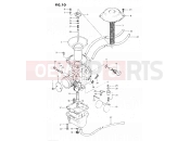 SUZUKI DR500S D (1983) 10 - CARBURETOR