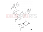SUZUKI DR650SE K1 (2001) (E54) 13 - OIL PUMP