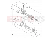 SUZUKI DR650SE K1 (2001) (E54) 20 - STARTING MOTOR
