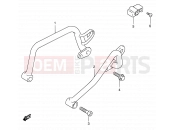 SUZUKI DR650SE K1 (2001) (E54) 33B - GRIP - CARRIER (MODEL K4/K5 E24)