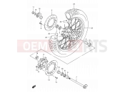 SUZUKI DR650SE K1 (2001) (E54) 51 - REAR WHEEL