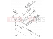 SUZUKI DR650SE K2 (2002) (E03,E28,E33) 49 - REAR SWINGING ARM
