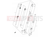 SUZUKI DR650SE K2 (2002) (E03,E28,E33) 44 - FRONT DAMPER