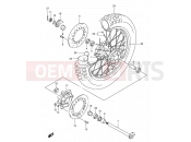 SUZUKI DR650SE K4 (2004) (E03,E28,E33) 51 - REAR WHEEL
