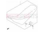 43A - SEAT (MODEL K2/K3/K4) - Suzuki DR650SE K4 (2004) (E24)