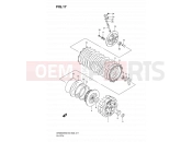 17 - CLUTCH - Suzuki DR650SE K6 (2006) (E03,E28,E33)