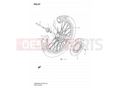 47 - FRONT WHEEL - Suzuki DR650SE K6 (2006) (E03,E28,E33)