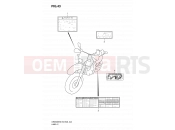 SUZUKI DR650SE K7 (2007) (E03,E28,E33) 43 - LABEL