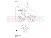 SUZUKI DR650SE K7 (2007) (E03,E28,E33) 53 - REAR CALIPER