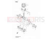 6 - CRANKSHAFT - Suzuki DR650SE K9 (2009) (E24)