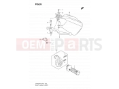 39 - RIGHT HANDLE LEVER - Suzuki DR650SE K9 (2009) (E24)