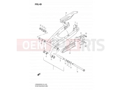 49 - REAR SWINGING ARM - Suzuki DR650SE K9 (2009) (E24)