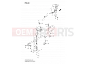 53 - REAR MASTER CYLINDER - Suzuki DR650SE K9 (2009) (E24)