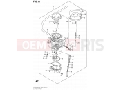 SUZUKI DR650SE L2 (2012) (E03,E28,E33) 11 - CARBURETOR (DR650SEL2 E03)