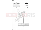 SUZUKI DR650SE L2 (2012) (E03,E28,E33) 54 - LABEL (DR650SEL2 E28)