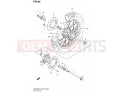 SUZUKI DR650SE L2 (2012) (E03,E28,E33) 66 - REAR WHEEL