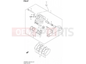 SUZUKI DR650SE L2 (2012) (E03,E28,E33) 67 - REAR CALIPER