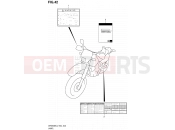 SUZUKI DR650SE L2 (2012) (E24) 42 - LABEL