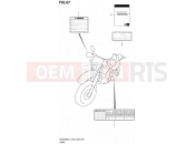 SUZUKI DR650SE L3 (2013) (E03,E28,E33) 67 - LABEL (DR650SEL3 E03)