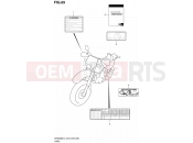 SUZUKI DR650SE L3 (2013) (E03,E28,E33) 69 - LABEL (DR650SEL3 E33)