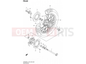 SUZUKI DR650SE L3 (2013) (E03,E28,E33) 82 - REAR WHEEL (DR650SEL3 E33)