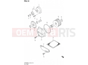 14 - OIL PUMP - Suzuki DR650SE L3 (2013) (E24)
