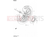 46 - FRONT WHEEL - Suzuki DR650SE L3 (2013) (E24)