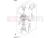 13 - CARBURETOR (DR650SEL4 E33) - Suzuki DR650SE L4 (2014) (E03,E28,E33)