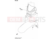 48 - HEADLAMP HOUSING - Suzuki DR650SE L4 (2014) (E03,E28,E33)