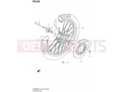 59 - FRONT WHEEL - Suzuki DR650SE L4 (2014) (E03,E28,E33)