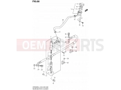 68 - REAR MASTER CYLINDER - Suzuki DR650SE L4 (2014) (E03,E28,E33)