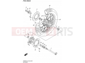 SUZUKI DR650SE L5 (2015) (E03,E28,E33) 550A - REAR WHEEL