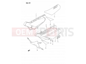 SUZUKI DS80 L (1990) (E24) 22 - FRAME COVER (MODEL H/J/K/L/M)