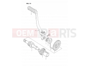SUZUKI DS80 M (1991) (E24) 12 - KICK STARTER