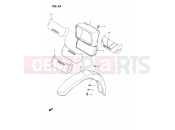 SUZUKI DS80 N (1992) (E24) 24 - HEADLAMP HOUSING