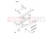 SUZUKI DS80 P (1993) (E03) 29 - REAR SWINGING ARM