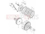 9 - CLUTCH - Suzuki DS80 V (1997) (E03,E28,E33)