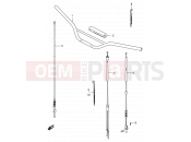 24 - HANDLEBAR - Suzuki DS80 V (1997) (E03,E28,E33)