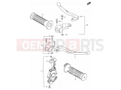 25 - HANDLE LEVER - Suzuki DS80 V (1997) (E03,E28,E33)